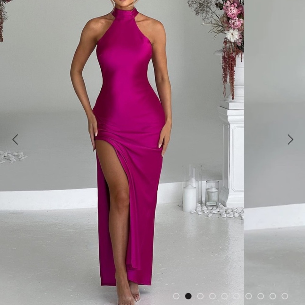 baby boo fashion pink wedding guest dress